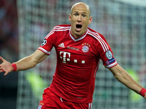 Robben có một sự nghiệp đỉnh cao tại câu lạc bộ Bayern Munich