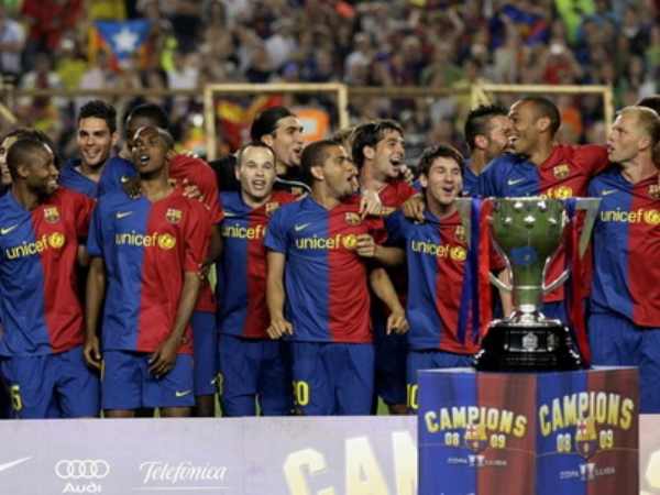 Barca vô địch La Liga mùa giải 2008-09