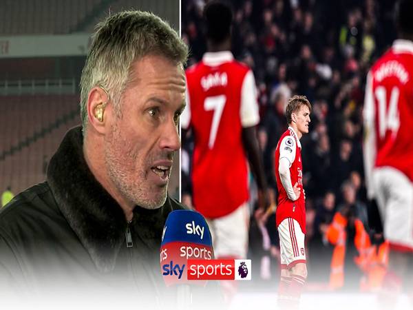 Jamie Carragher chỉ trích quyết định của Arteta