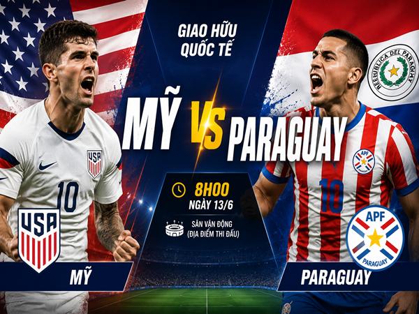 Nhận định, dự đoán Mỹ vs Paraguay hôm nay 13/6