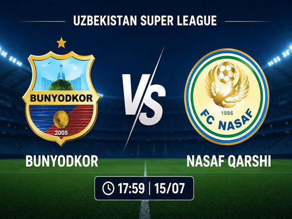 Nhận định kèo Bunyodkor vs Nasaf Qarshi 17h59 ngày 15/7