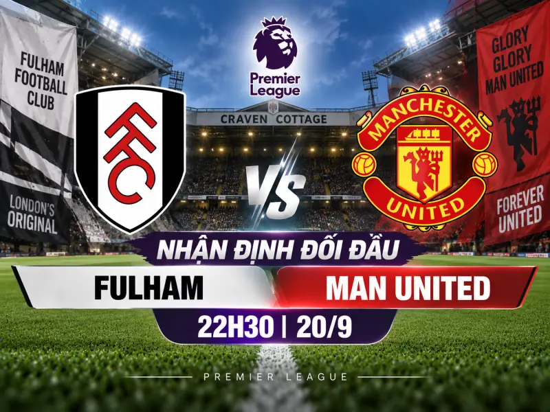 Nhận định đối đầu Fulham vs Man United, 22h30 ngày 20/9